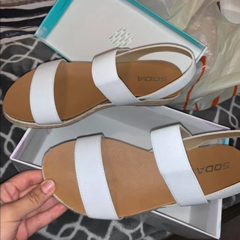 New never used sandals perfect for the summer time